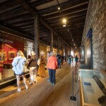 A photo of the arsenal indoor display at the Tower of London.